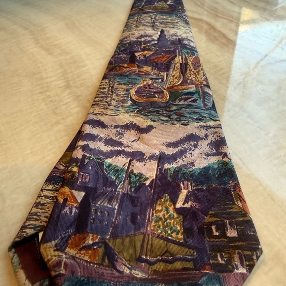 Vintage Polo Ralph Lauren Scenic Tie - Picture 11 of 15